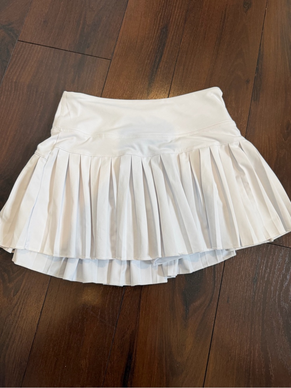 Goldhinge small white tennis skirt active bottom skort women gold hinge